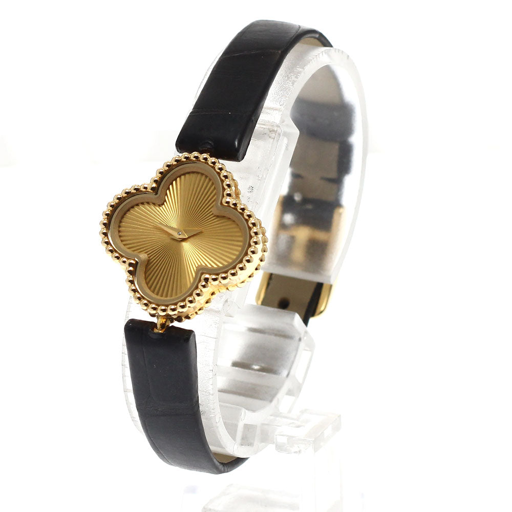 Van Cleef & Arpels Sweet Alhambra VCARO8WT00/1386240 18K Yellow Gold gold Dial Quartz Ladies Watch_875177