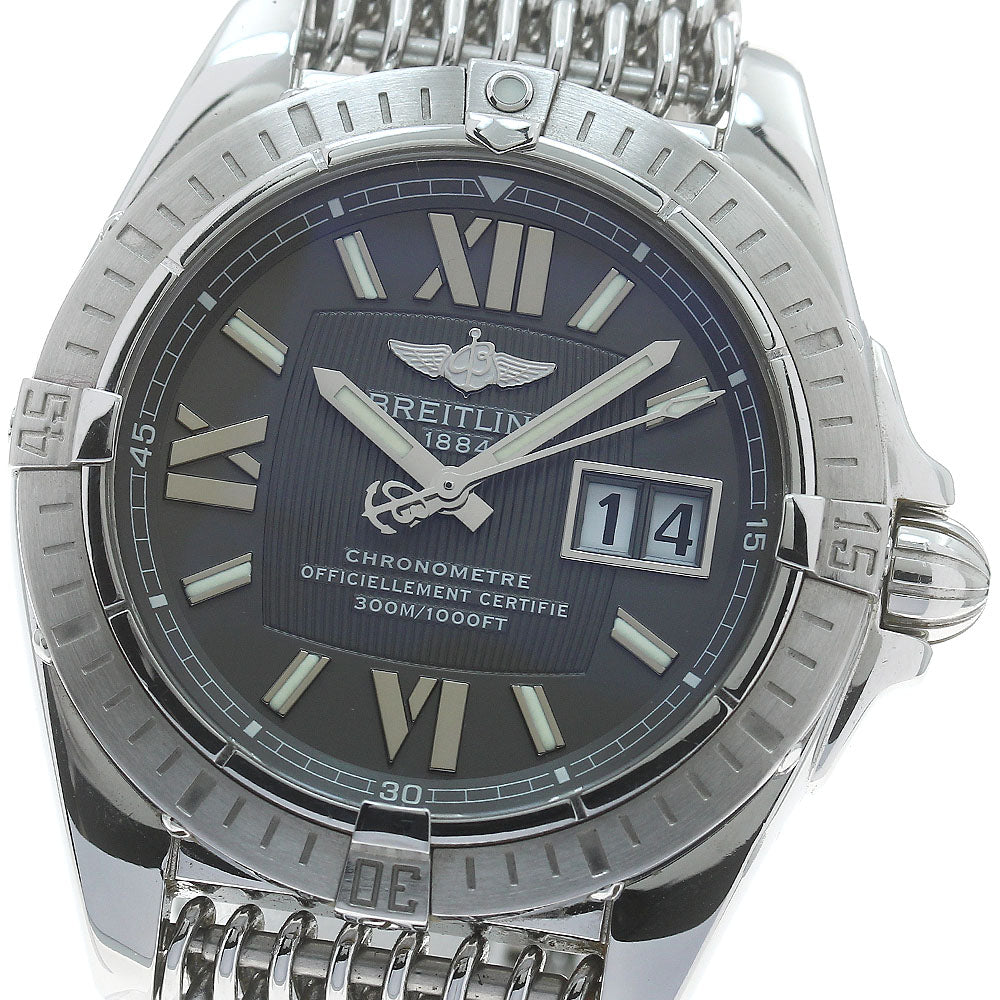 BREITLING galactic 41 cockpit A49350 Date gray Dial Automatic Men's Watch_875199