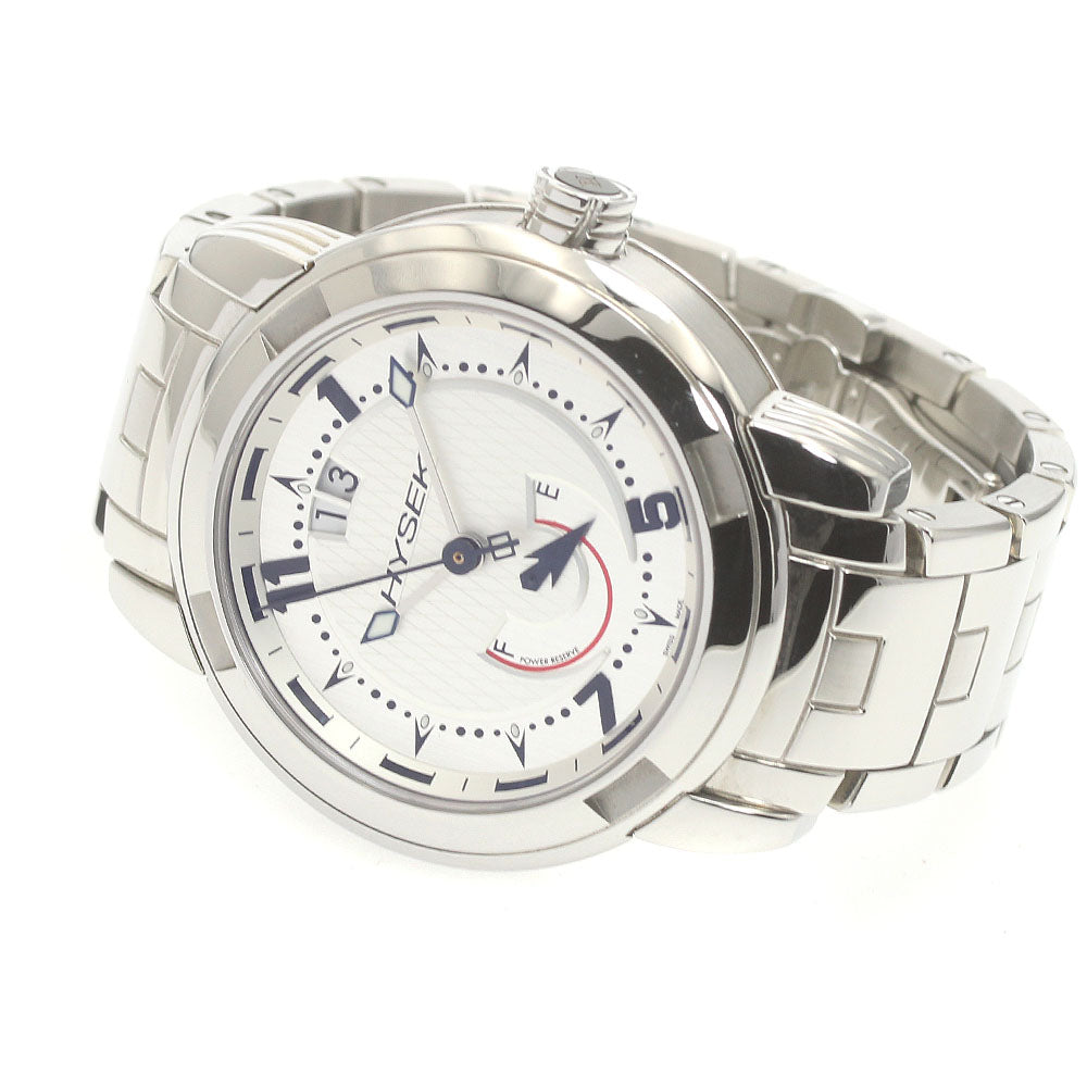HYSEK IO IO4209A09 Date power reserve Silver Dial Automatic Men's Watch_875212