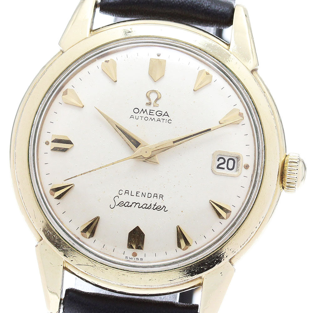 OMEGA Seamaster calendar Date Cal.502 Silver Dial Automatic Men's Watch_875232