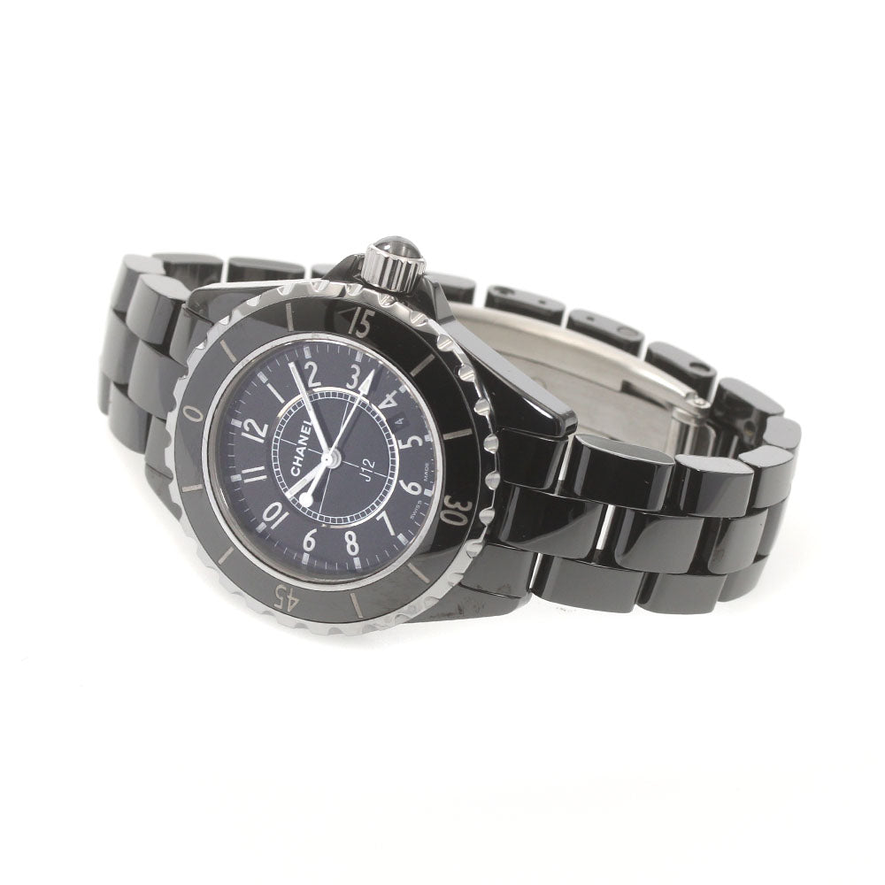 CHANEL J12 H0682 Date black ceramic black Dial Quartz Ladies Watch_875261