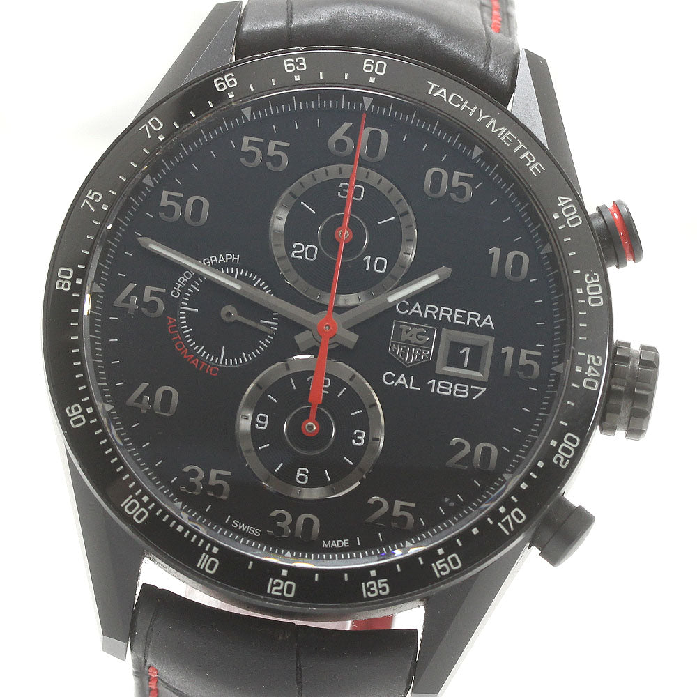 TAG HEUER Carrera Caliber 1887 CAR2A80-0 Chronograph black Dial Automatic Men's Watch_875287