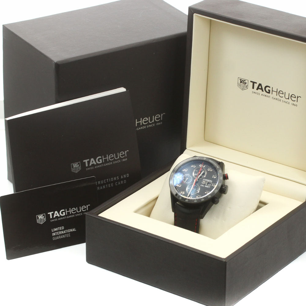 TAG HEUER Carrera Caliber 1887 CAR2A80-0 Chronograph black Dial Automatic Men's Watch_875287