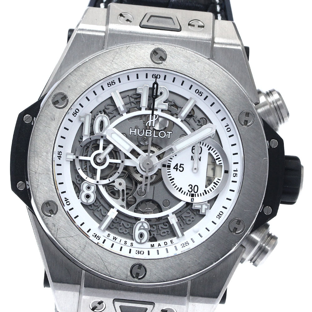 HUBLOT Big Bang Unico Black & White 411.NE.2010.LR.JSM15 Chronograph white Dial Automatic Men's Watch_875305