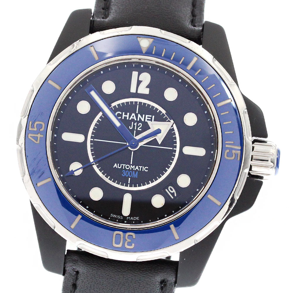 CHANEL J12 Marine 38 H2561 Date black Dial Automatic Men's Watch_875312