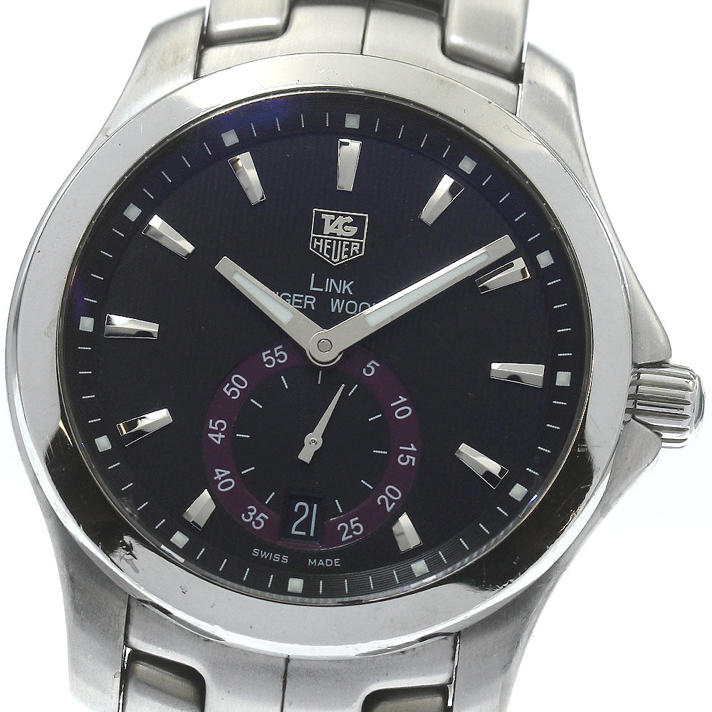 TAG HEUER Link Tiger Woods Model WJF211D Caliber 6 Automatic Men's Watch_875316