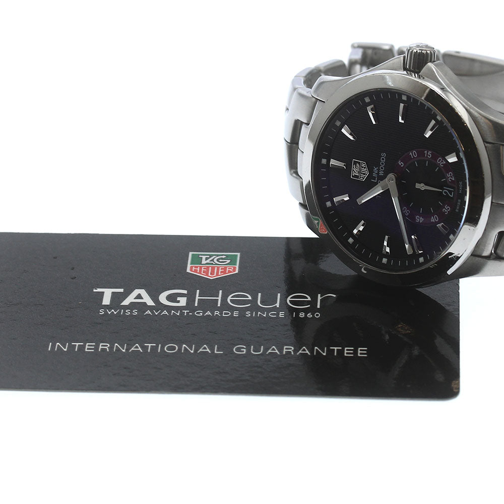 TAG HEUER Link Tiger Woods Model WJF211D Caliber 6 Automatic Men's Watch_875316