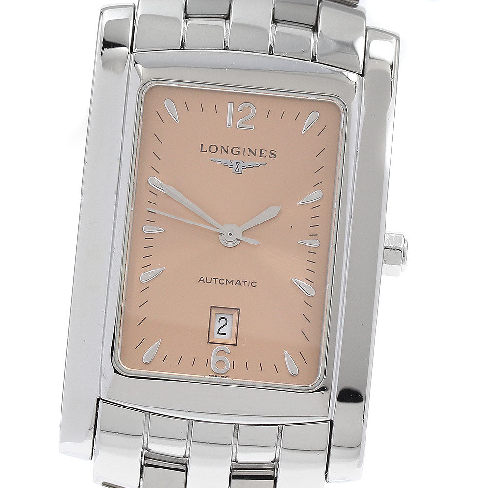 LONGINES Dolce Vita L5.657.4 Date Orange Dial Automatic Men's Watch_875317
