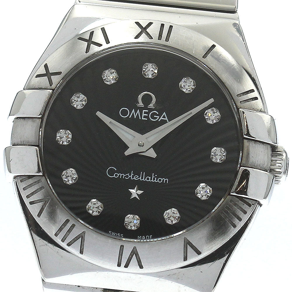 OMEGA Constellation 123.10.24.60.51.001 12P diamond Quartz Ladies Watch_875327