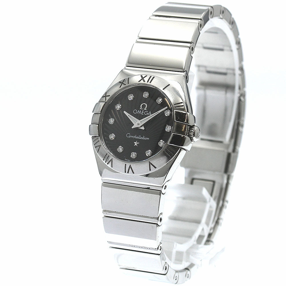 OMEGA Constellation 123.10.24.60.51.001 12P diamond Quartz Ladies Watch_875327