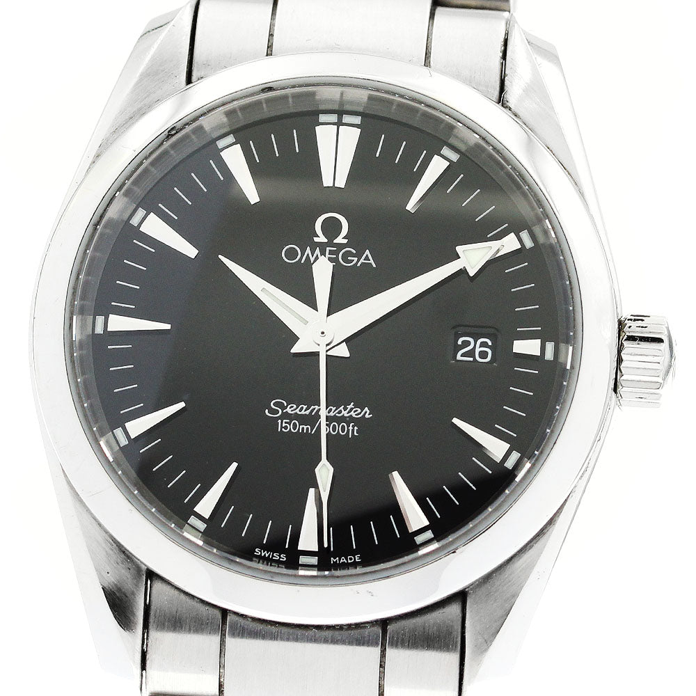 OMEGA Seamaster Aqua Terra 2518.50 Date black Dial Quartz Boy's Watch_875329