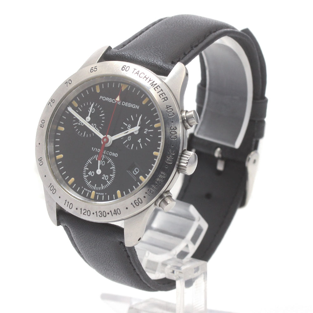 Porsche Design 6600.41 Date Chronograph black Dial Quartz Men's Watch_875335