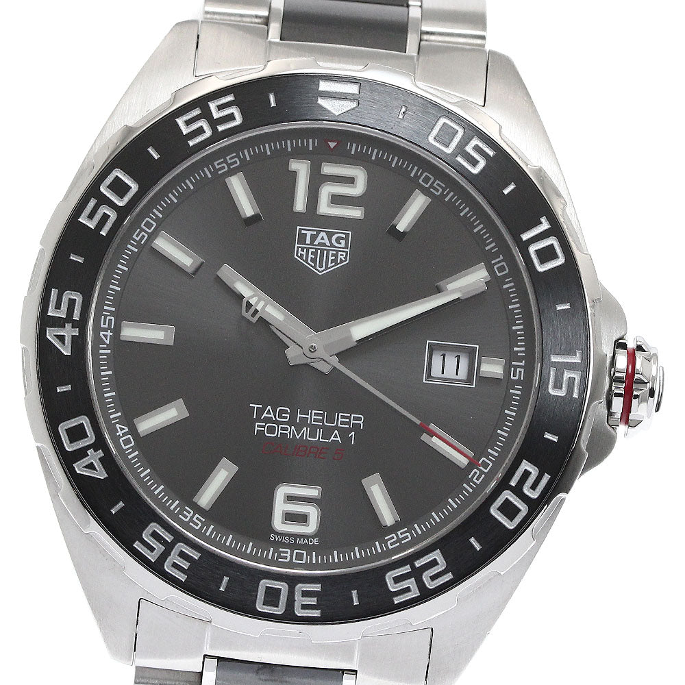 TAG HEUER Formula 1 WAZ2011 Caliber 5 gray Dial Automatic Men's Watch_875340