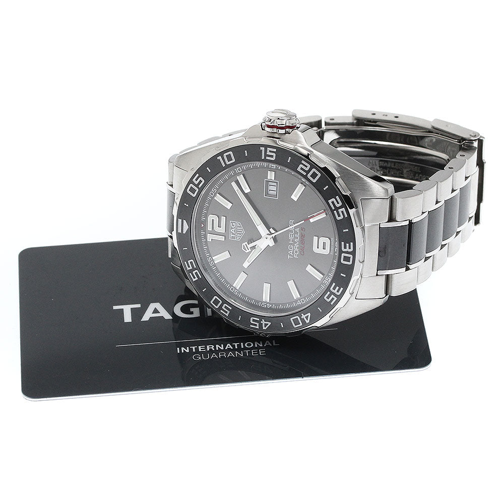 TAG HEUER Formula 1 WAZ2011 Caliber 5 gray Dial Automatic Men's Watch_875340