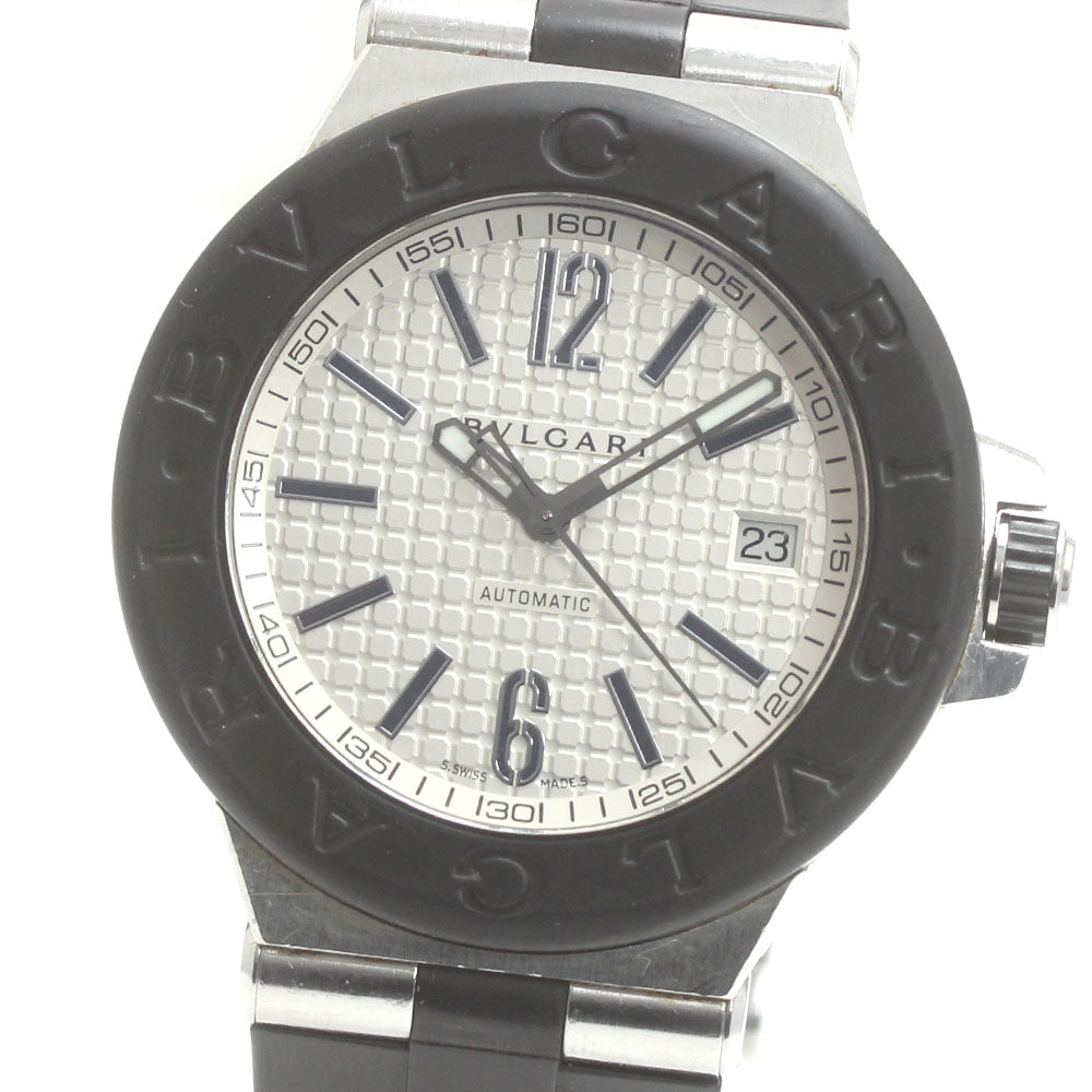 BVLGARI Diagono DG40SV Date Silver Dial Automatic Men's Watch_875351