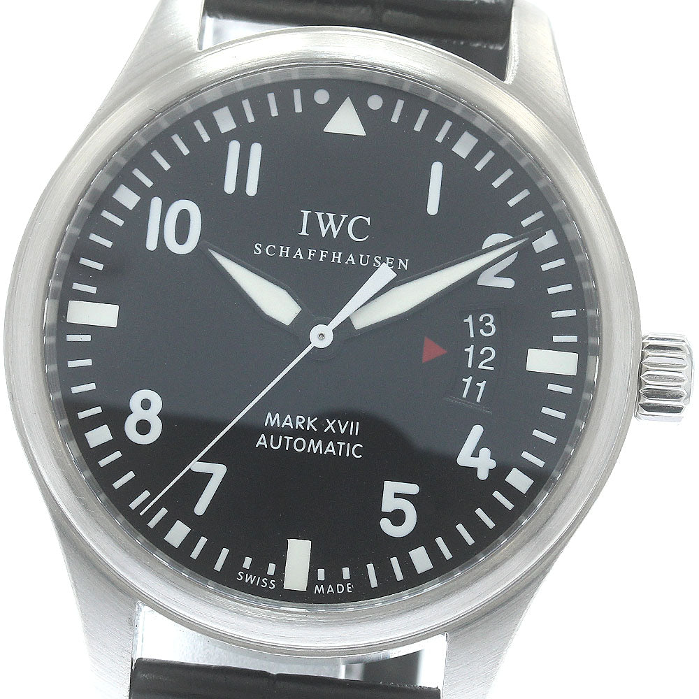 IWC SCHAFFHAUSEN Pilot watch mark XVII IW326501 Date black Dial Automatic Men's Watch_875378