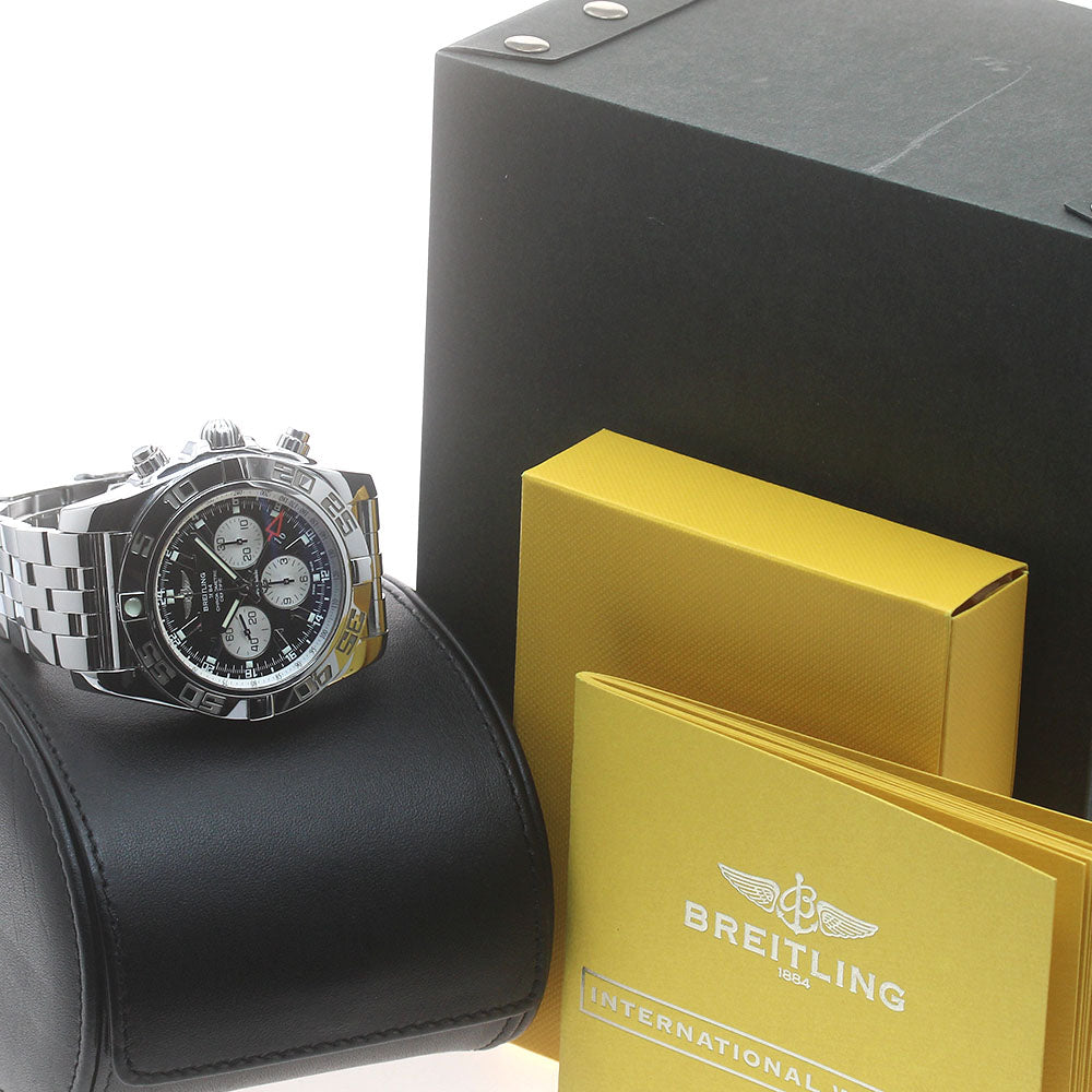 BREITLING Chronomat AB0410 GMT black Dial Automatic Men's Watch_875405