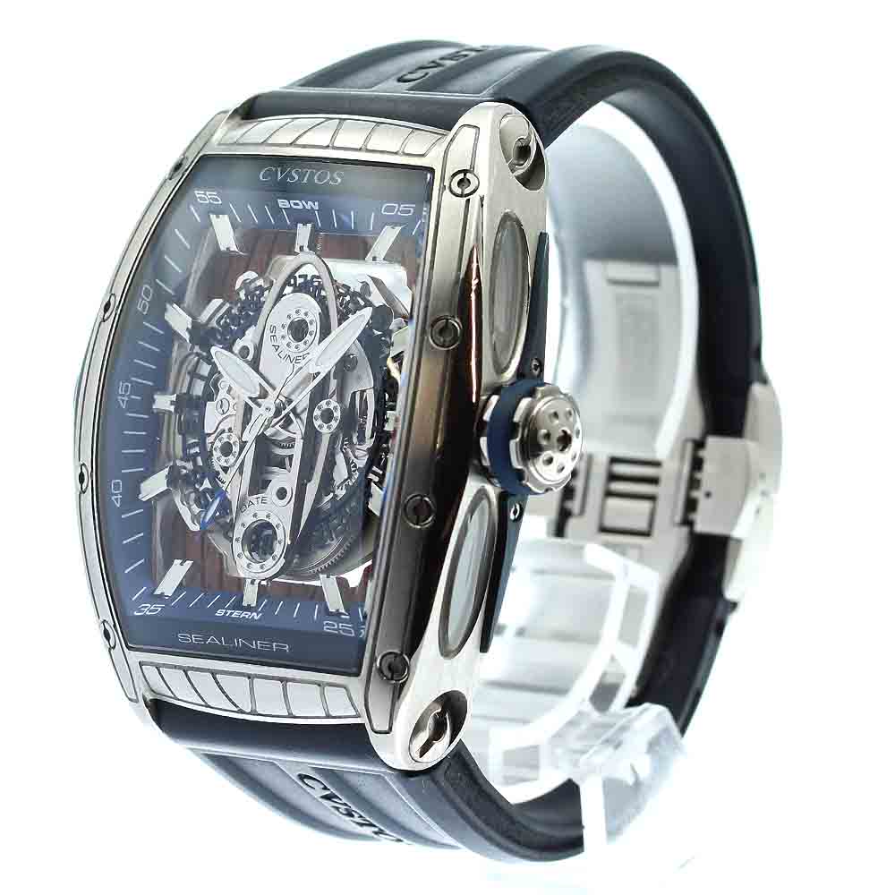 CVSTOS Challenge Sealiner II CVT-SEA2-ST skeleton Dial AT Men's Watch_875417