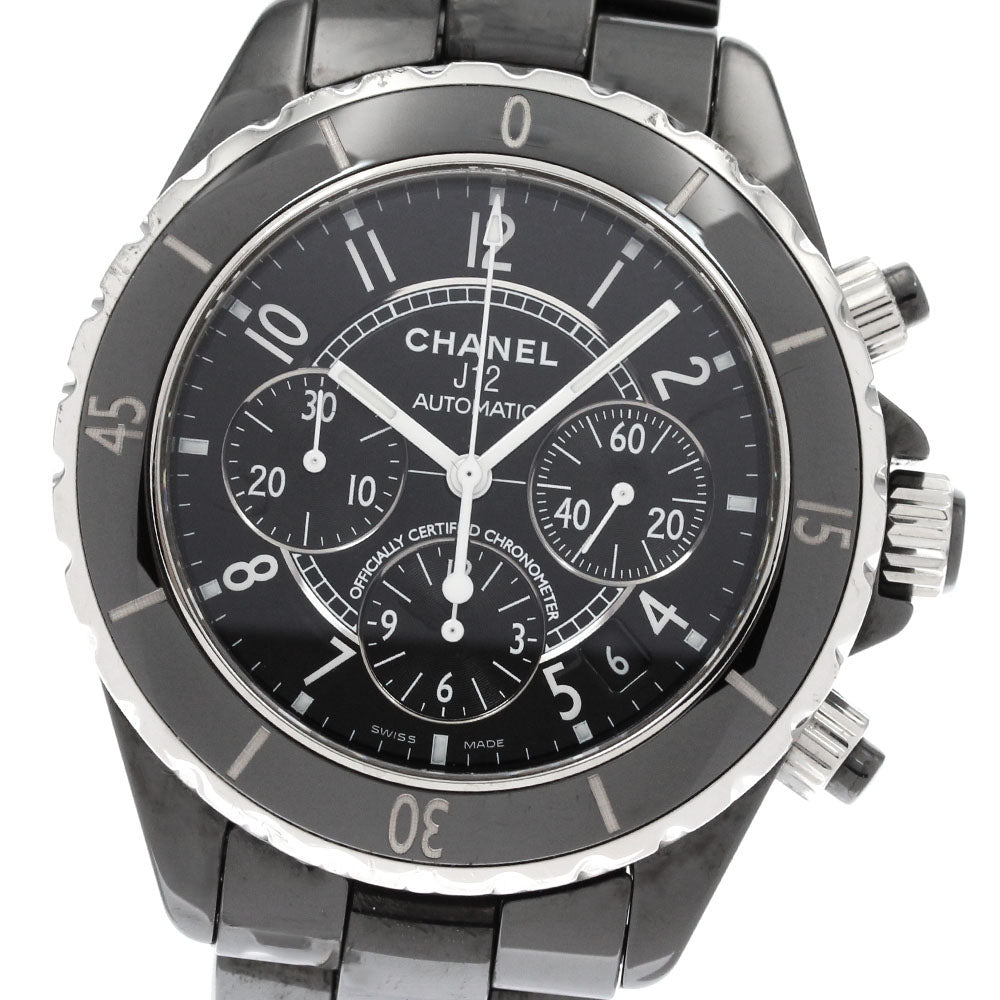 CHANEL J12 41MM H0940 Black ceramic chronograph Automatic Men's_875430