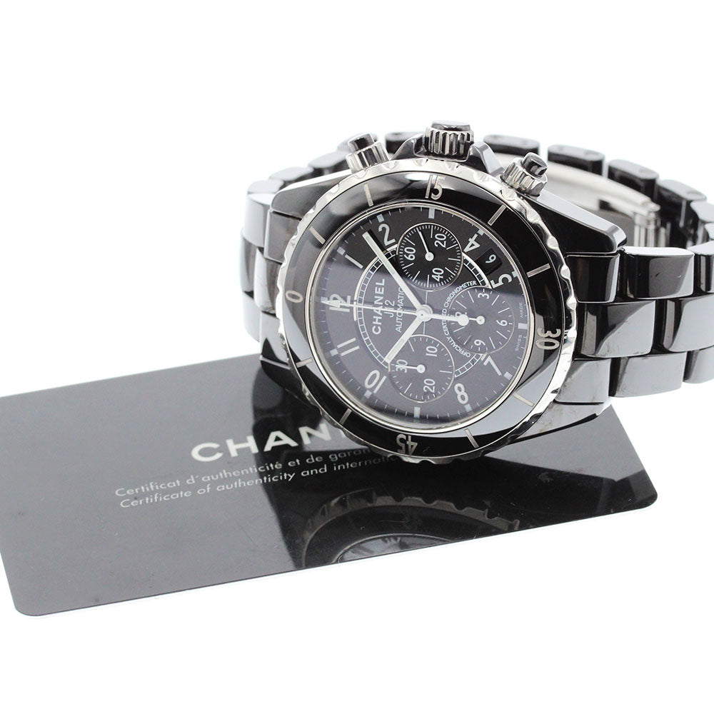 CHANEL J12 41MM H0940 Black ceramic chronograph Automatic Men's_875430