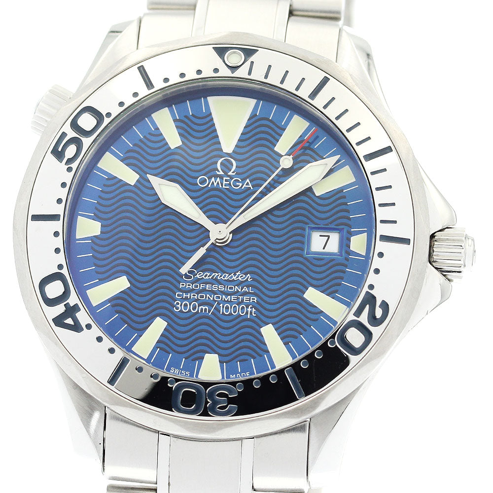 OMEGA Seamaster300 2255.80 Date blue Dial Automatic Men's Watch_875440