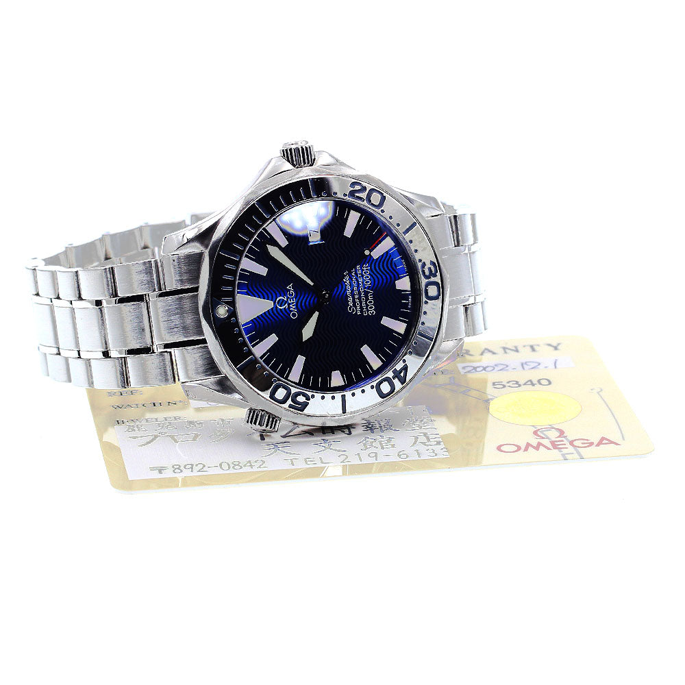 OMEGA Seamaster300 2255.80 Date blue Dial Automatic Men's Watch_875440
