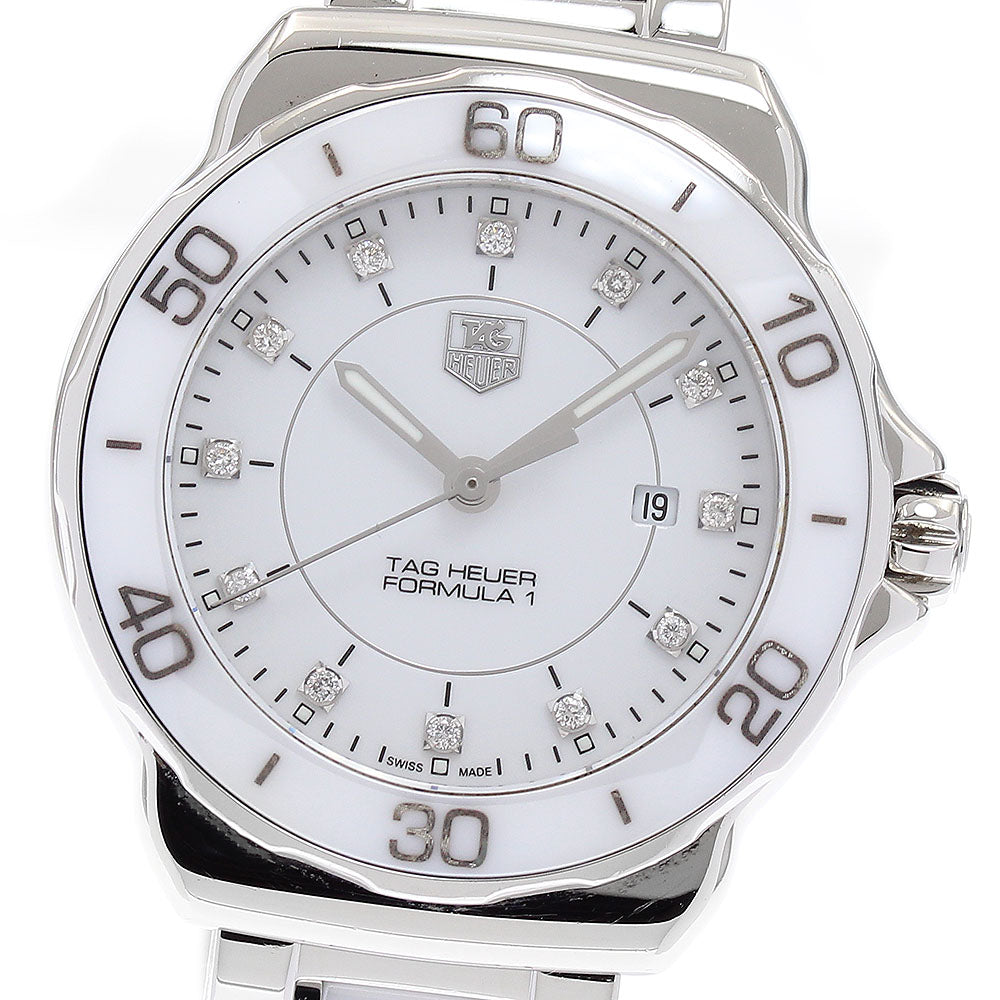 TAG HEUER Formula 1 WAH1315.BA0868 12P diamond date Quartz Ladies Watch_875473