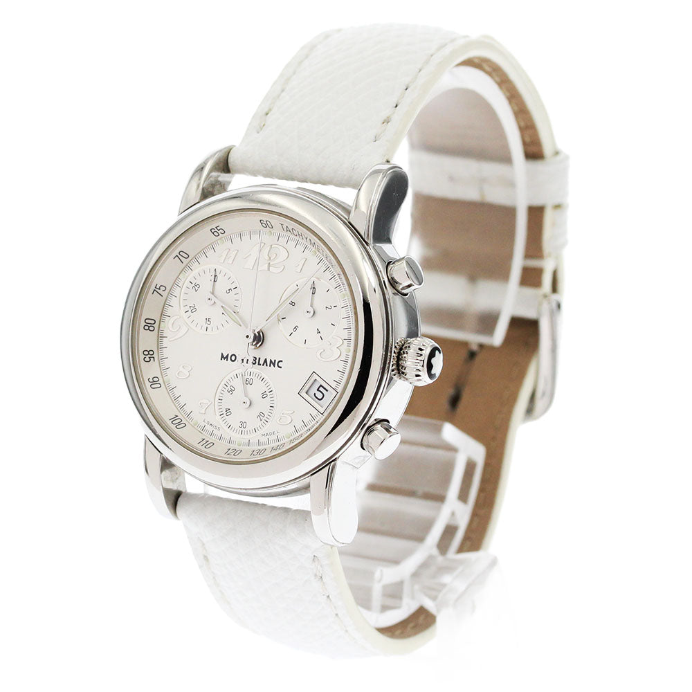 MONTBLANC Meisterstic 7039 Chronograph Silver Dial Quartz Ladies Watch_875479
