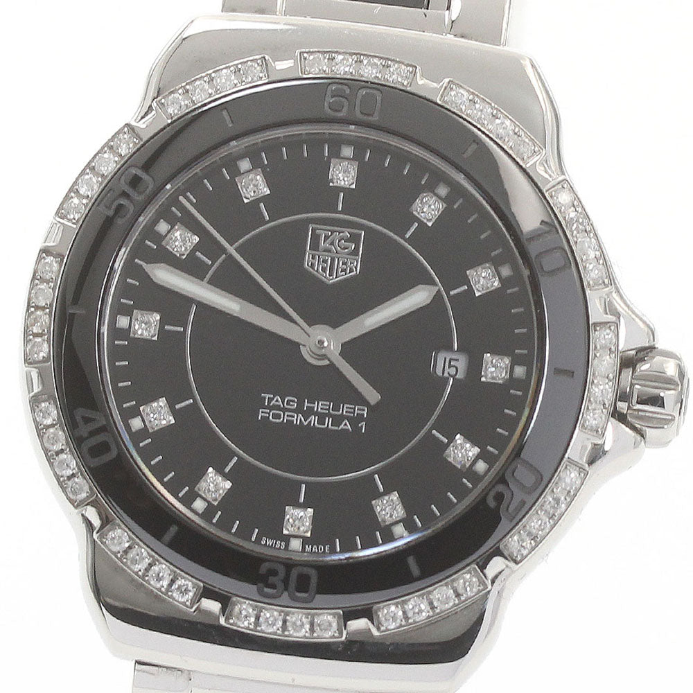 TAG HEUER Formula 1 WAH1312.BA0867 12P diamond bezel Quartz Ladies_875480
