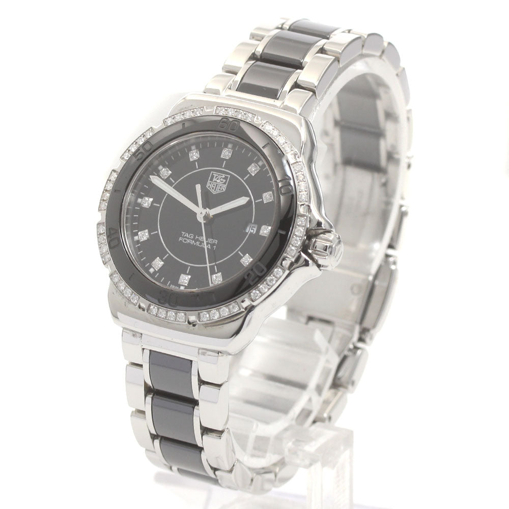TAG HEUER Formula 1 WAH1312.BA0867 12P diamond bezel Quartz Ladies_875480