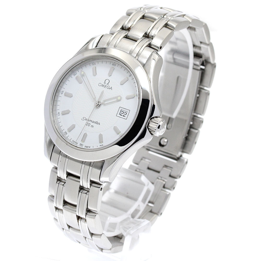 OMEGA Seamaster120 2511.21 Date white Dial Quartz Men's Watch_875490