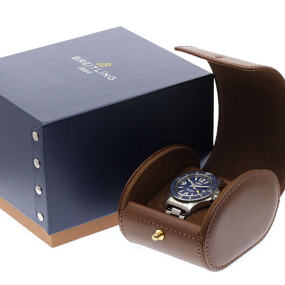 BREITLING Super Ocean 42 A17366 Date Navy Dial Automatic Men's Watch_875491