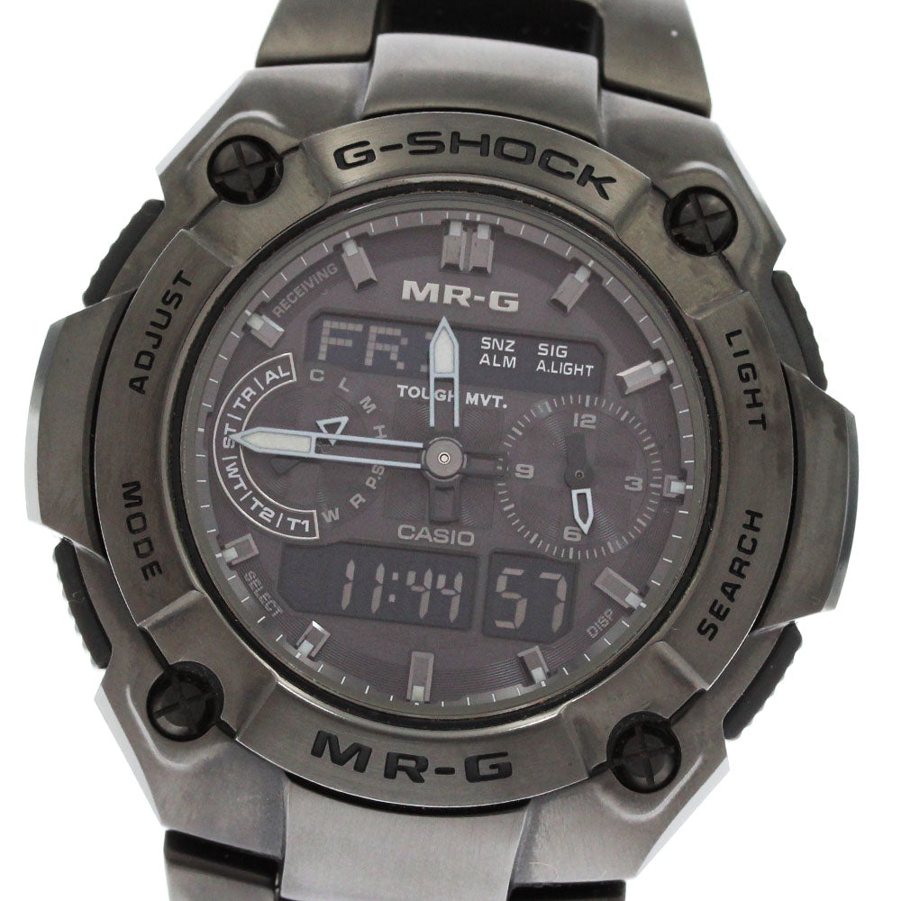 CASIO G-Shock MRG-7700B-1BJF MR-G gray Dial Solar Powered Radio Men's_875495