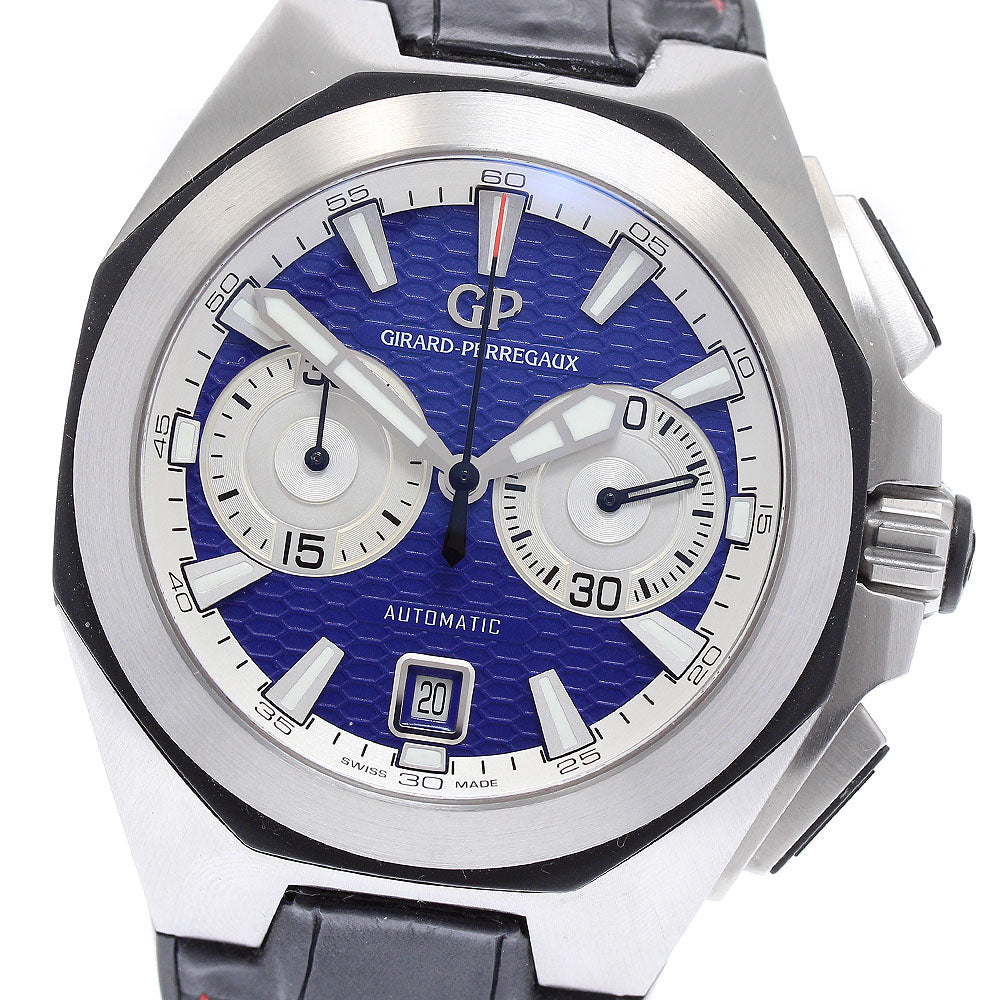 GIRARD PERREGAUX Chronohawk Francois Perregaux Award Eiji Kawashima Model 49970-11-1406SBB4A Limited to 23 pieces blue Dial Automatic Men's Watch_875497