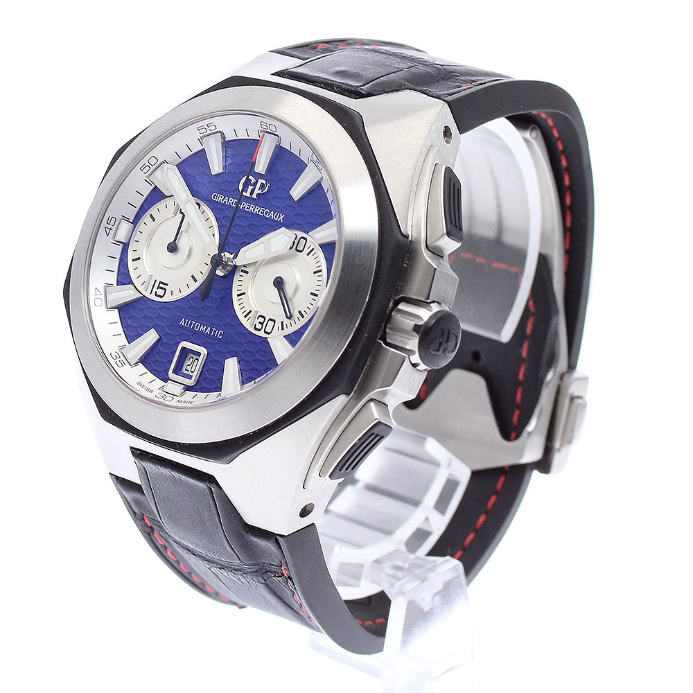 GIRARD PERREGAUX Chronohawk Francois Perregaux Award Eiji Kawashima Model 49970-11-1406SBB4A Limited to 23 pieces blue Dial Automatic Men's Watch_875497