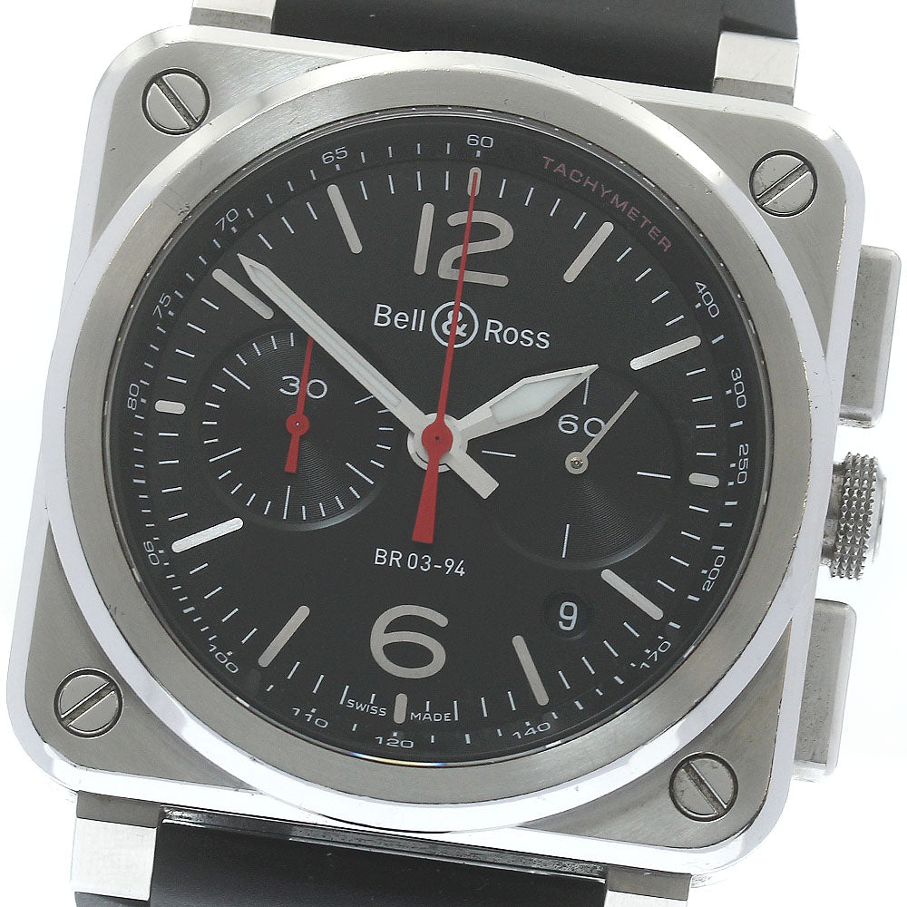 Bell＆Ross BR03-94 Chronograph Date Black Dial Automatic Men's Watch_875498