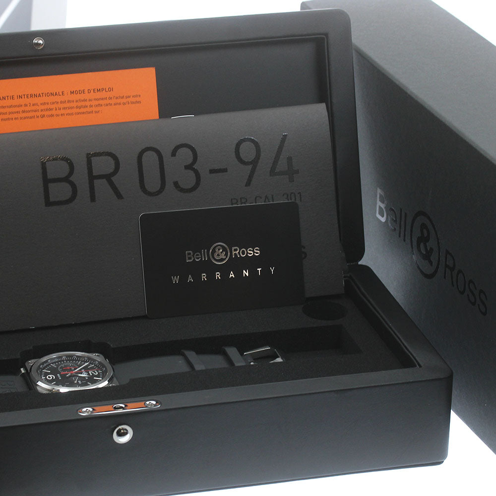 Bell＆Ross BR03-94 Chronograph Date Black Dial Automatic Men's Watch_875498