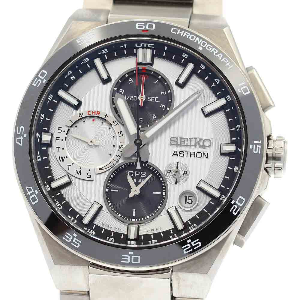 SEIKO Astron SBXC153/5X83-0AA0-1 GPS Solar Powered Radio Men's Watch_875505