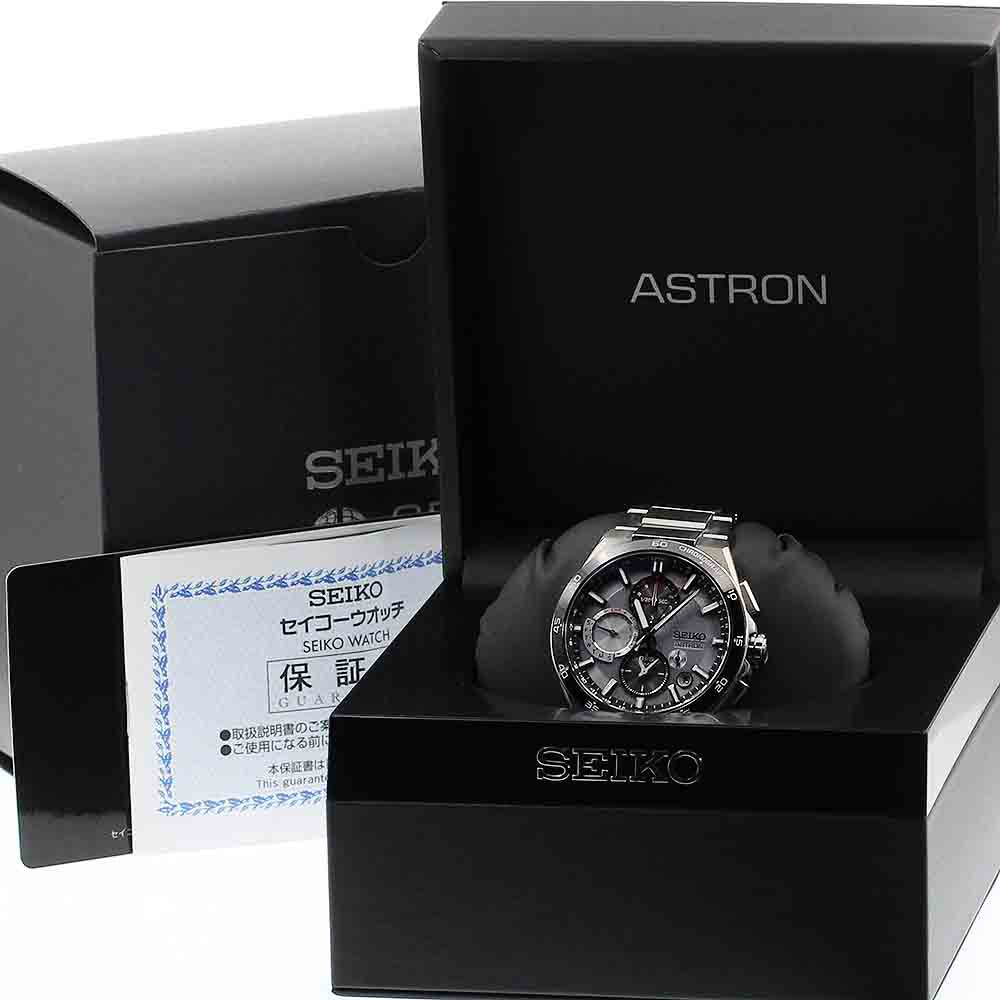 SEIKO Astron SBXC153/5X83-0AA0-1 GPS Solar Powered Radio Men's Watch_875505