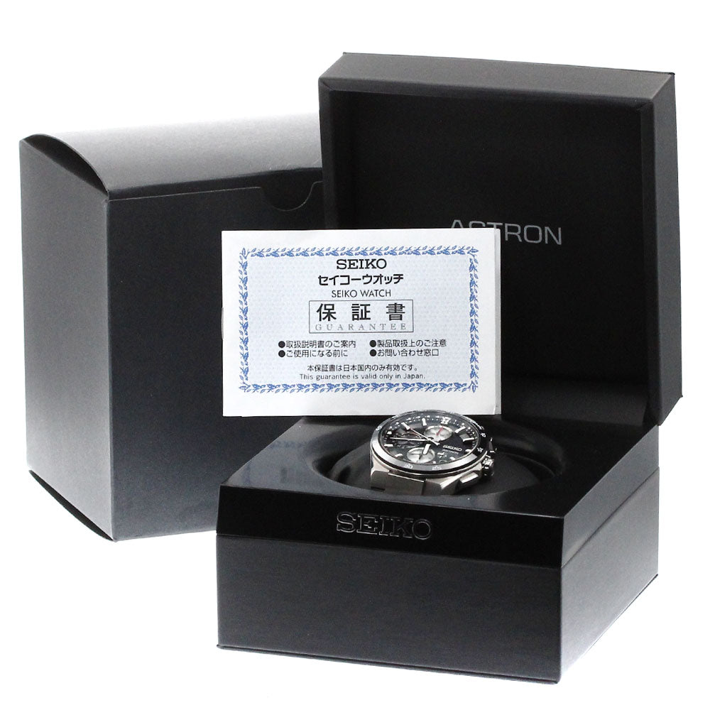 SEIKO Astron Nexter SBXC151 GPS black Dial Solar Powered Radio Men's_875506