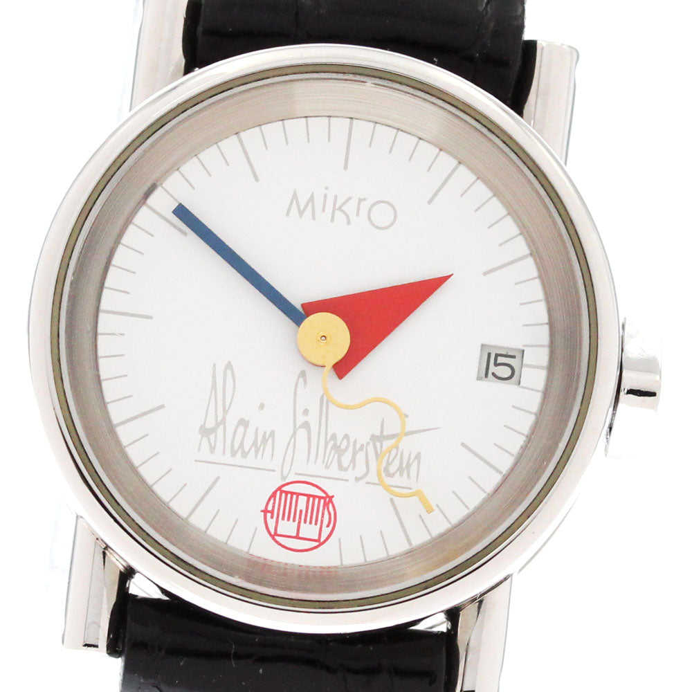 Alain Silberstein micro Date white Dial Automatic Ladies Watch_875508