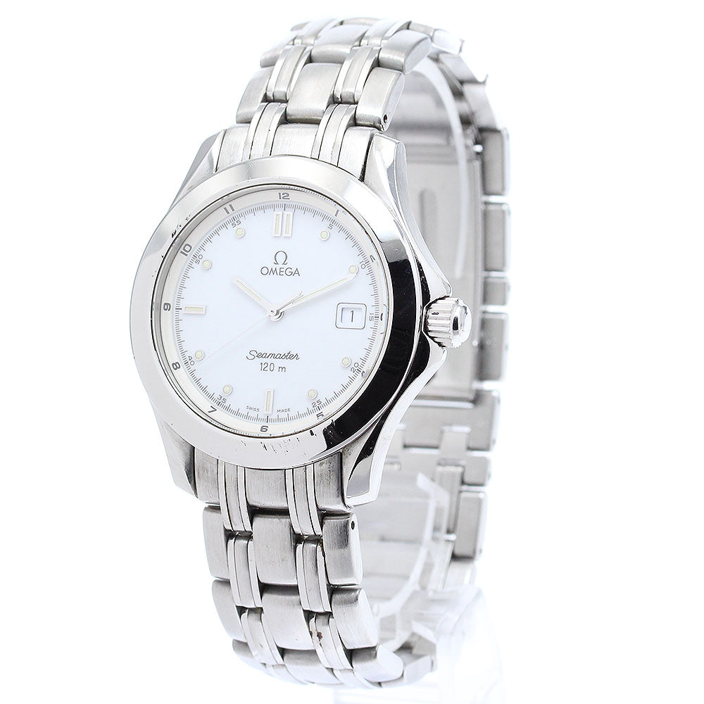 OMEGA Seamaster120 2511.20 Date white Dial Quartz Men's Watch_875514
