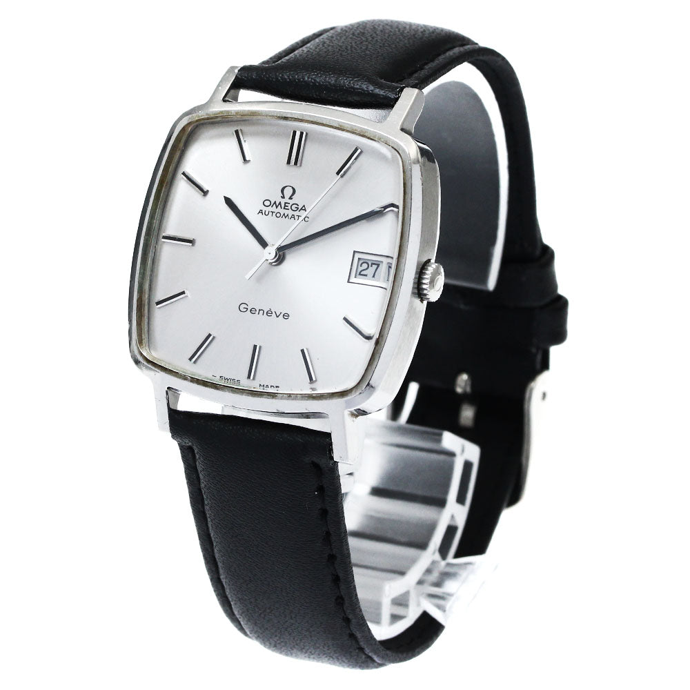 OMEGA Geneve 162.0060 Square Date cal.1012 Silver Dial Automatic Men's_875530