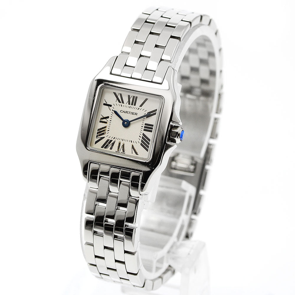 CARTIER Santos de Moiselle SM W25064Z5 Beige Dial Quartz Ladies Watch_875536