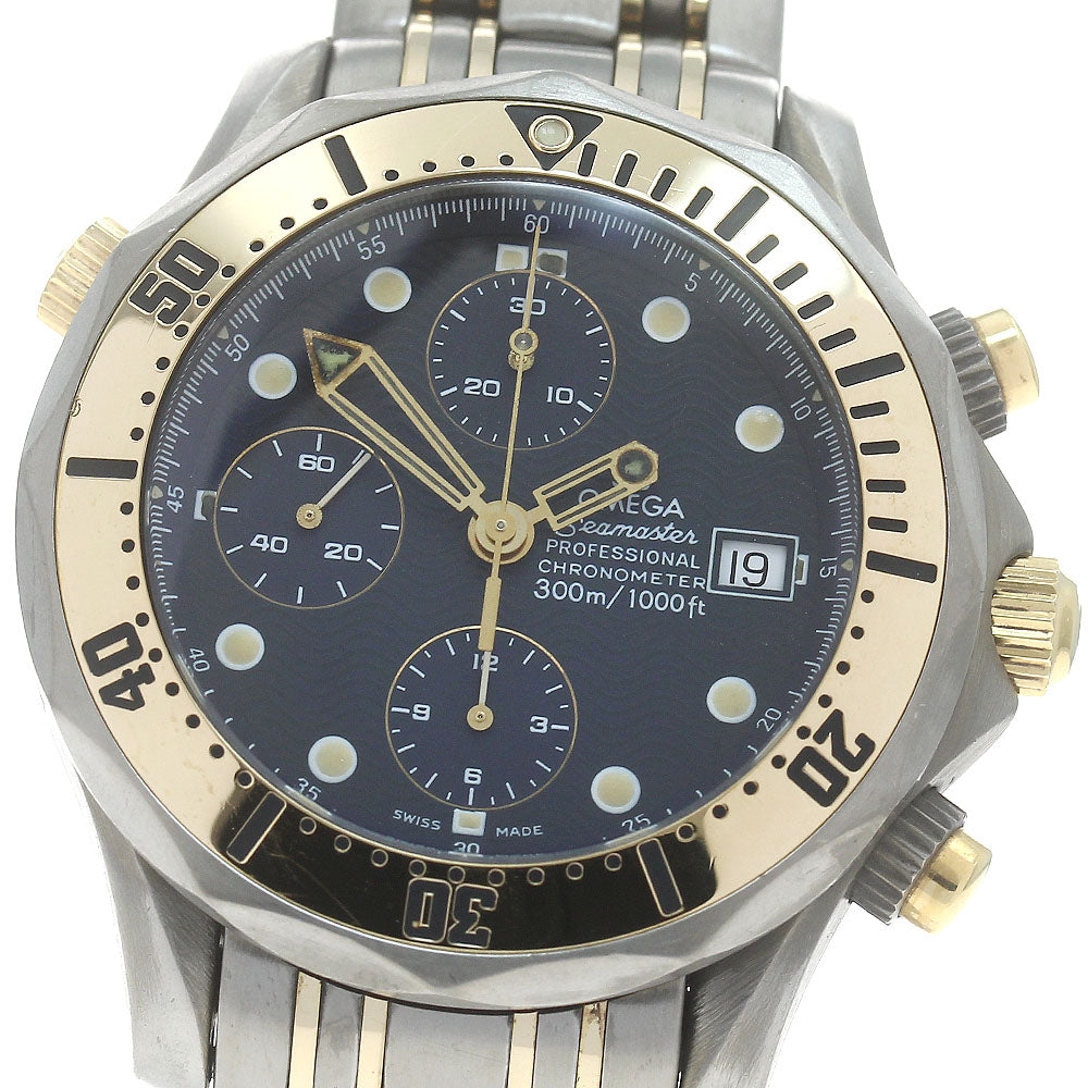 OMEGA Seamaster 300 Chronograph 2297.80 YG2 tone Automatic Men's Watch_875538