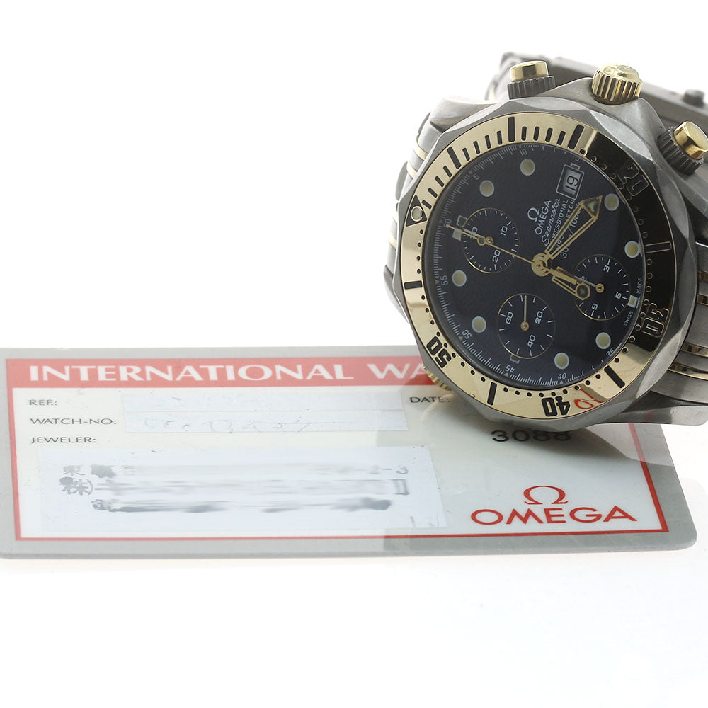 OMEGA Seamaster 300 Chronograph 2297.80 YG2 tone Automatic Men's Watch_875538