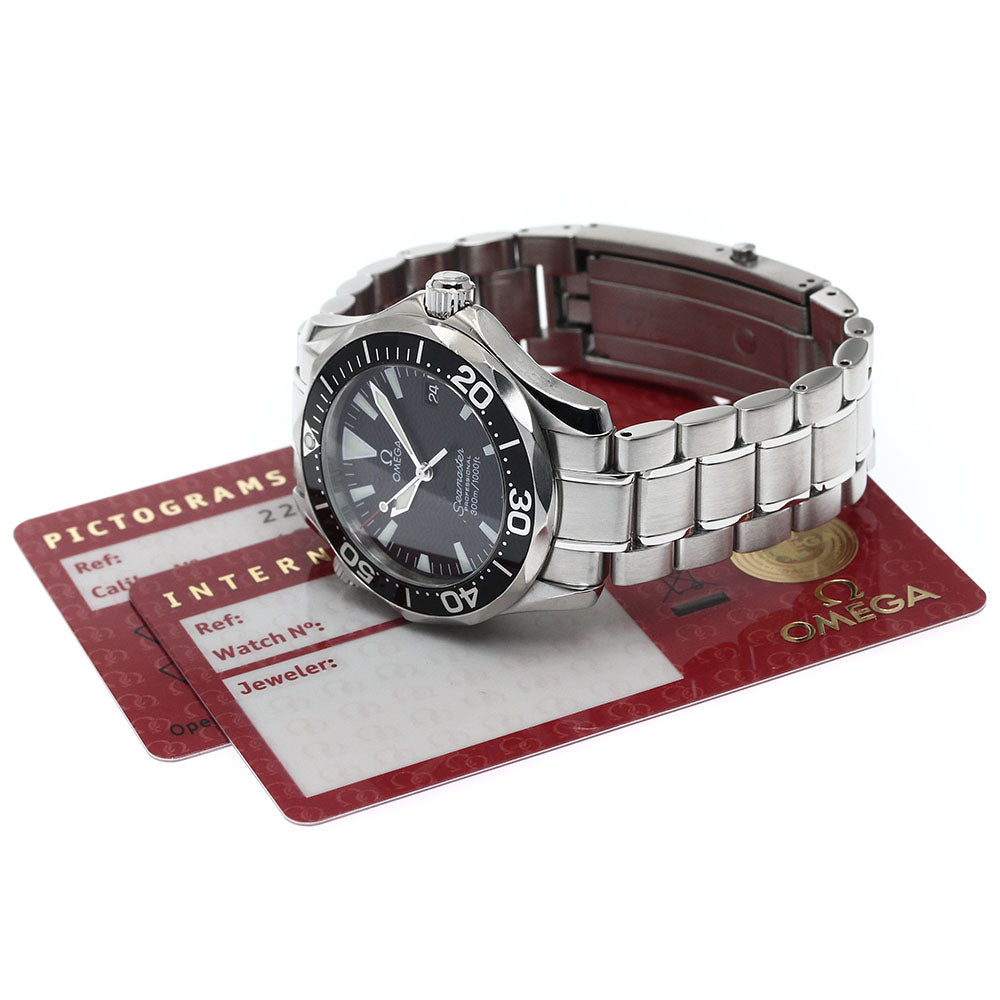OMEGA Seamaster300 Professional 2262.50 Date black Dial Quartz Boy's_875547