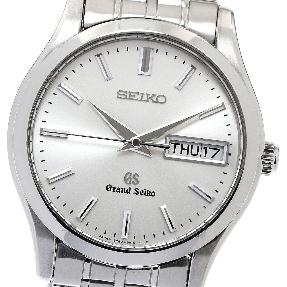 SEIKO Grand Seiko SBGT005/9F83-9A30 Day date Silver Dial Quartz Men's _875555