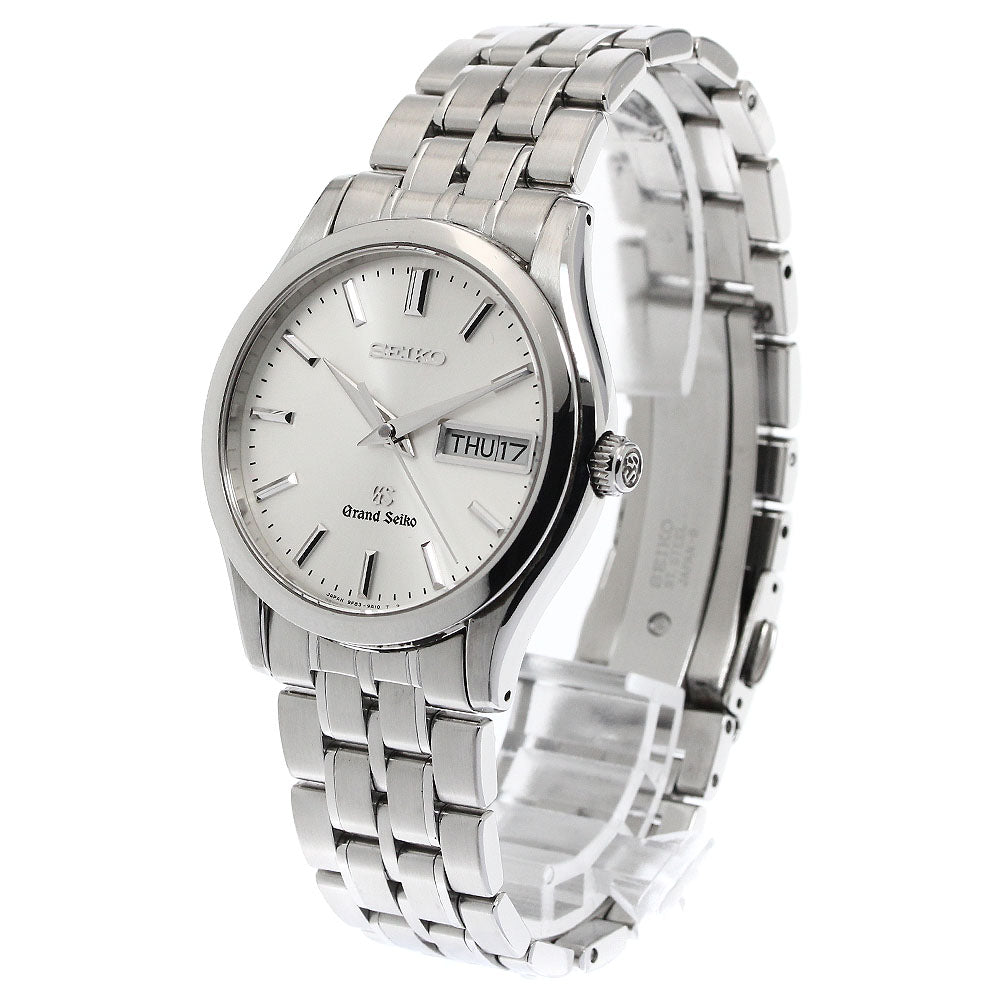 SEIKO Grand Seiko SBGT005/9F83-9A30 Day date Silver Dial Quartz Men's _875555