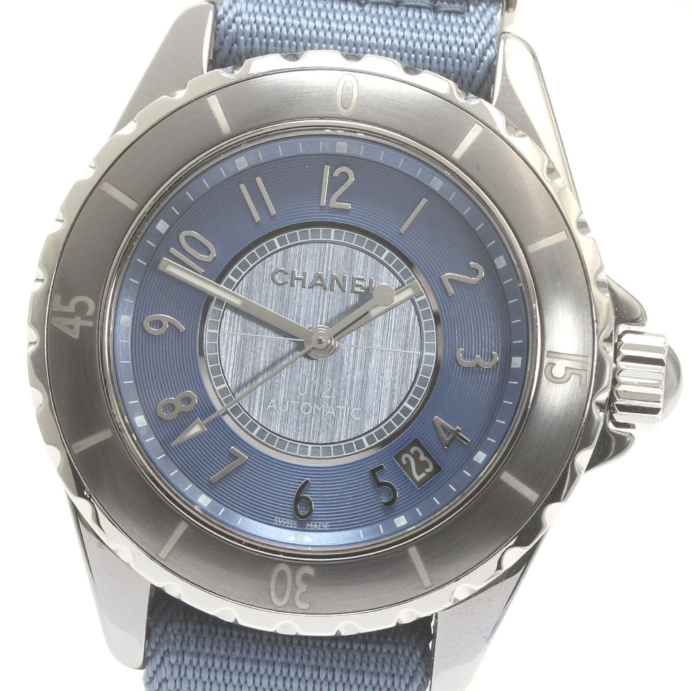 CHANEL J12 G.10 H4338 Date blue Dial Automatic Men's Watch_875556